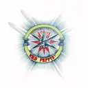 red hot chilli peppers tattoo design idea