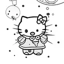 hello Kitty y2k  tattoo design idea