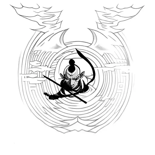 avatar the last airbender tattoo design idea