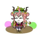 a hippie minotaur  tattoo design idea