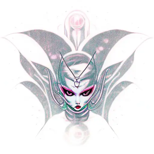 womb tattoo cyber succubus tattoo design idea