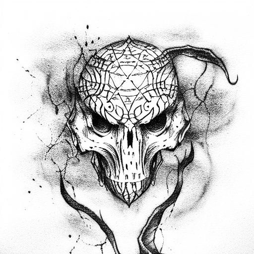 death eater  tattoo design idea