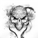 death eater  tattoo design idea