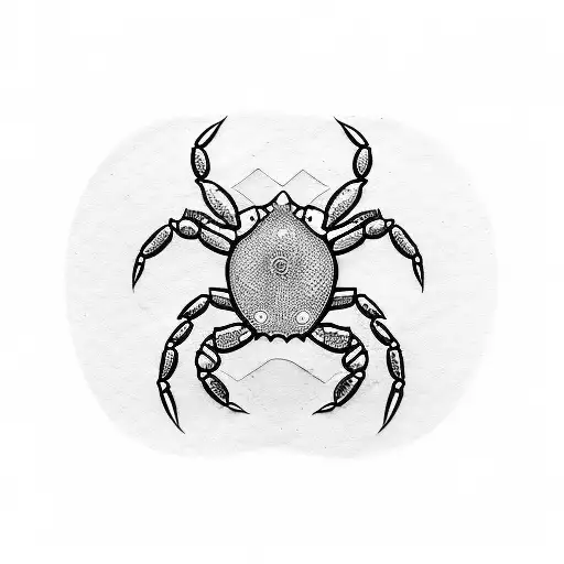 crab tattoo design idea