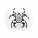 crab tattoo design idea