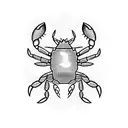 crab tattoo design idea