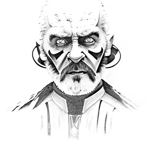 Star Wars sleeve with Captain Rex, darth vader, darth maul, bobba fet tattoo design idea