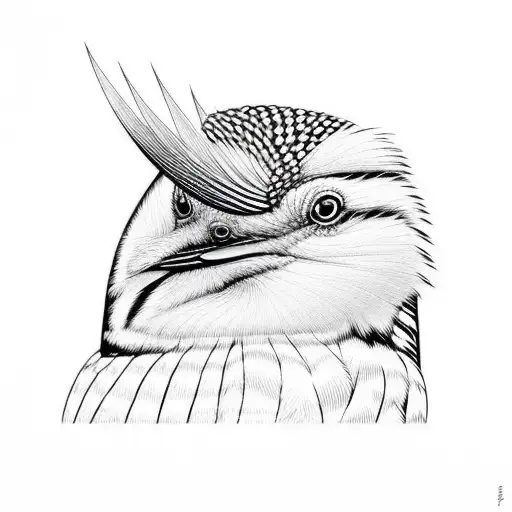 Lineated Woodpecker tattoo design idea