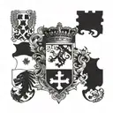Scotland, coat of arms and Austria code of arms tattoo design idea