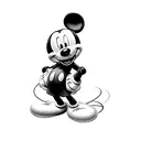 mickey mouse tattoo design idea