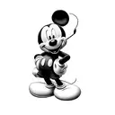 mickey mouse tattoo design idea
