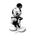mickey mouse tattoo design idea