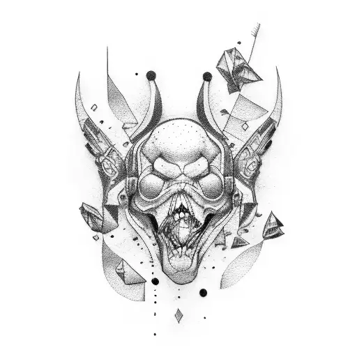 rock n roll tattoo design idea