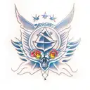 Arcangel Gabriel  tattoo design idea