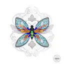 A dotwork tattoo showcasing an intricate insect collection, with beetles, butterflies, and dragonflies arranged in a mesmerizing pattern tattoo design idea