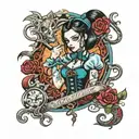 Alice Madness returns tattoo design idea