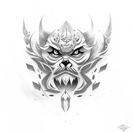 Yash name tattoo lord gadesh face  tattoo design idea