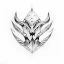 Excalibur  tattoo design idea