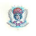 angel michael  tattoo design idea