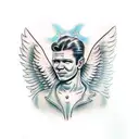 angel michael  tattoo design idea