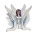 angel michael  tattoo design idea
