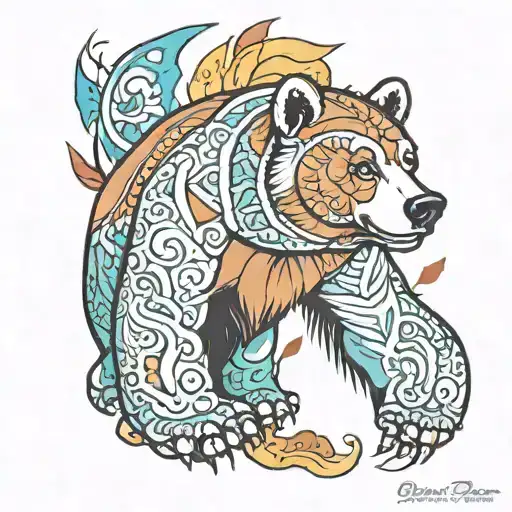 BROTHER BEAR COLOR tattoo tattoo design idea