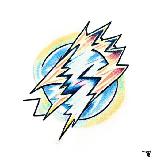 Lightning Bolt tattoo design idea