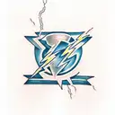 Lightning Bolt tattoo design idea