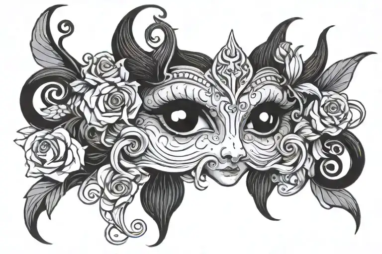 Lilith siren demon tattoo design idea