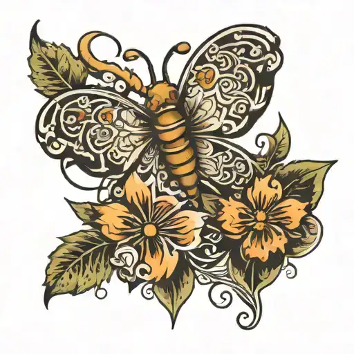 trip to england tattoo design idea