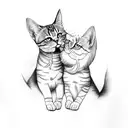long distance best friend matching tattoo tattoo design idea