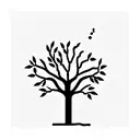 fig tree, bear tattoo design idea