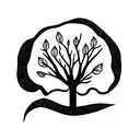 fig tree, bear tattoo design idea
