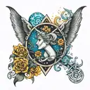 Virgo Sagittarius and Pisces tattoo design idea