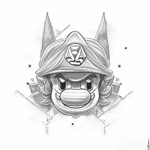 Mario bros, Zelda, Harry Potter  tattoo design idea