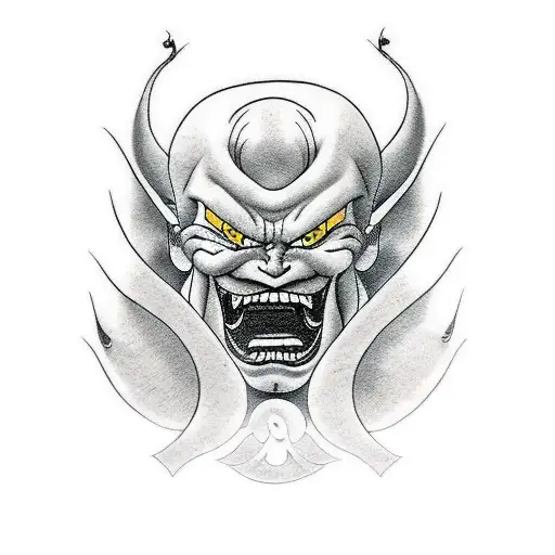 majin tattoo design idea