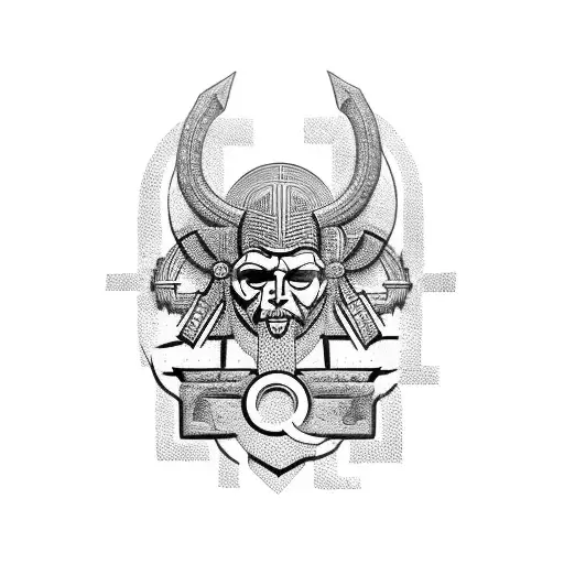 god atlas tattoo design idea