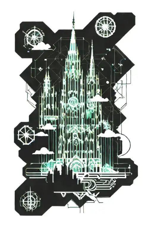 cologne cathedral   tattoo design idea