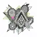 birthdays and anniversary dates incorporated tattoo design idea