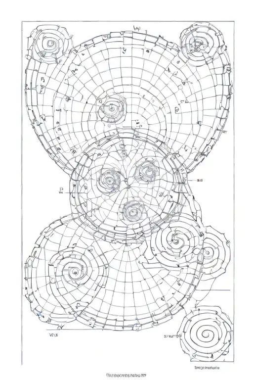 fibonacci sequence tattoo design idea
