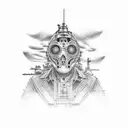 oilfield  tattoo design idea