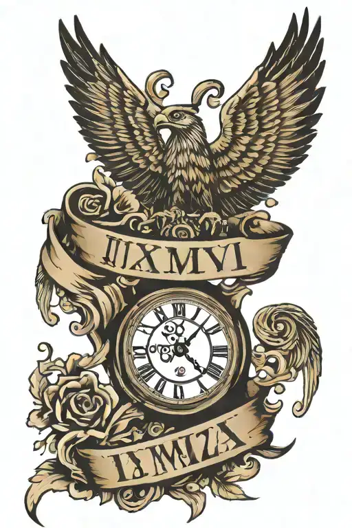 Roman numeral 1979 Roman numerals tattoo design idea