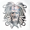 zeus tattoo design idea