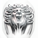 zeus tattoo design idea