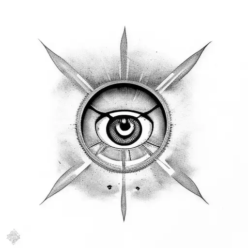 Evil Eye tattoo design idea