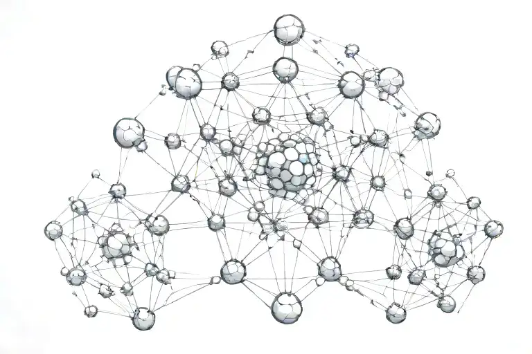 dmt molecole tattoo design idea