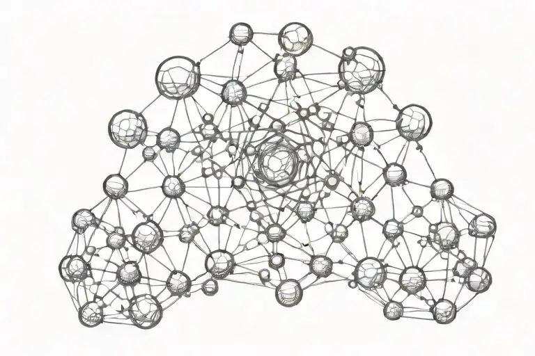 dmt molecole tattoo design idea