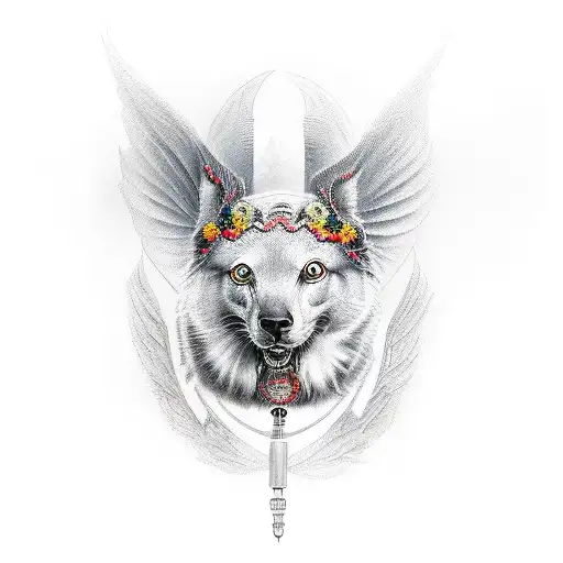 Car under the bridge  tattoo design idea