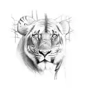 africa big five tattoo design idea