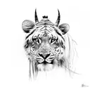 africa big five tattoo design idea